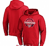 Washington Nationals Majestic 2019  World Series Champions Pullover Hoodie Red,baseball caps,new era cap wholesale,wholesale hats